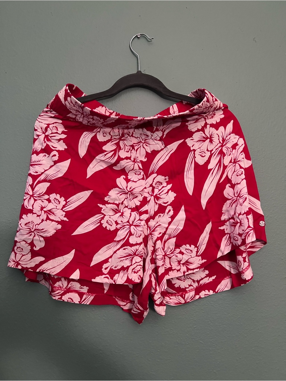 Volcom Red Floral Women’s Shorts